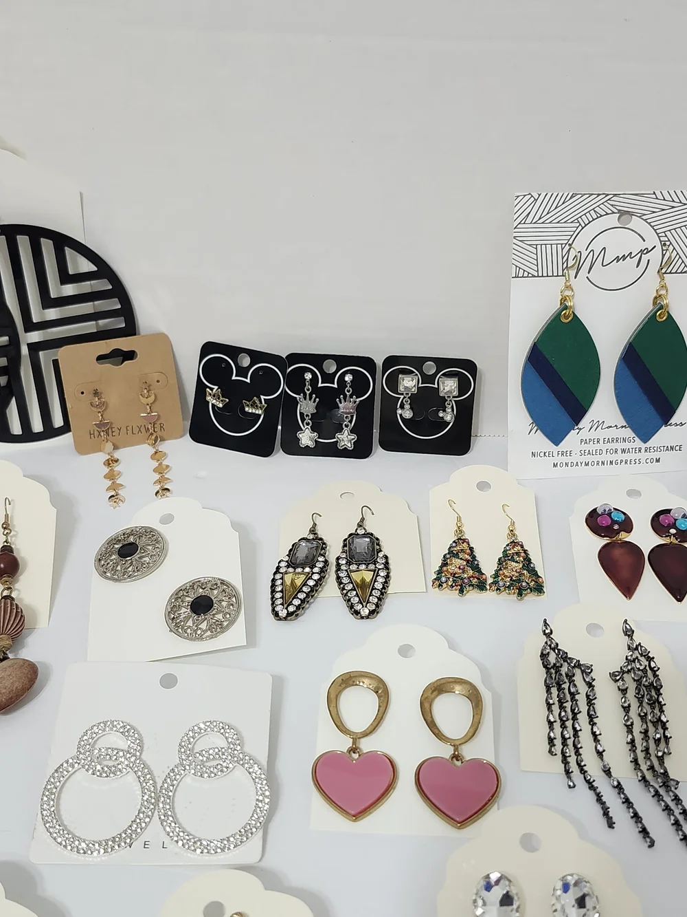 Assorted Earring Mix Rhinestone Wood Vintage To Now Enamel Everyday Wear Variety
